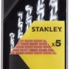 Stanley Masonry Drill Bit Set Of 5 Ø4, 5, 6, 8, 10mm