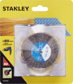 Stanley Oxide Flap Wheel 80G 80x30mm