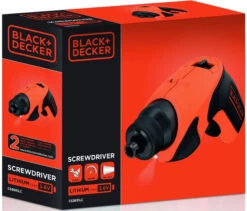 Black & Decker Black+Decker Compact Cordless Screwdriver 3.6v