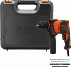 Black & Decker Black+Decker Variable Speed 13mm Keyless Hammer Drill Kit 710w -Pro Tool Hub BDP0333 2 37197.1681157268
