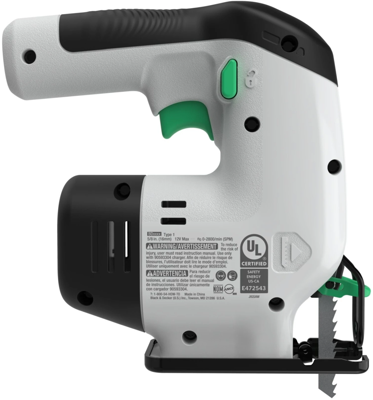 Black & Decker Black+Decker Reviva Cordless Jigsaw 12v 5 Black & Decker Black+Decker Reviva Cordless Jigsaw 12v - Image 3