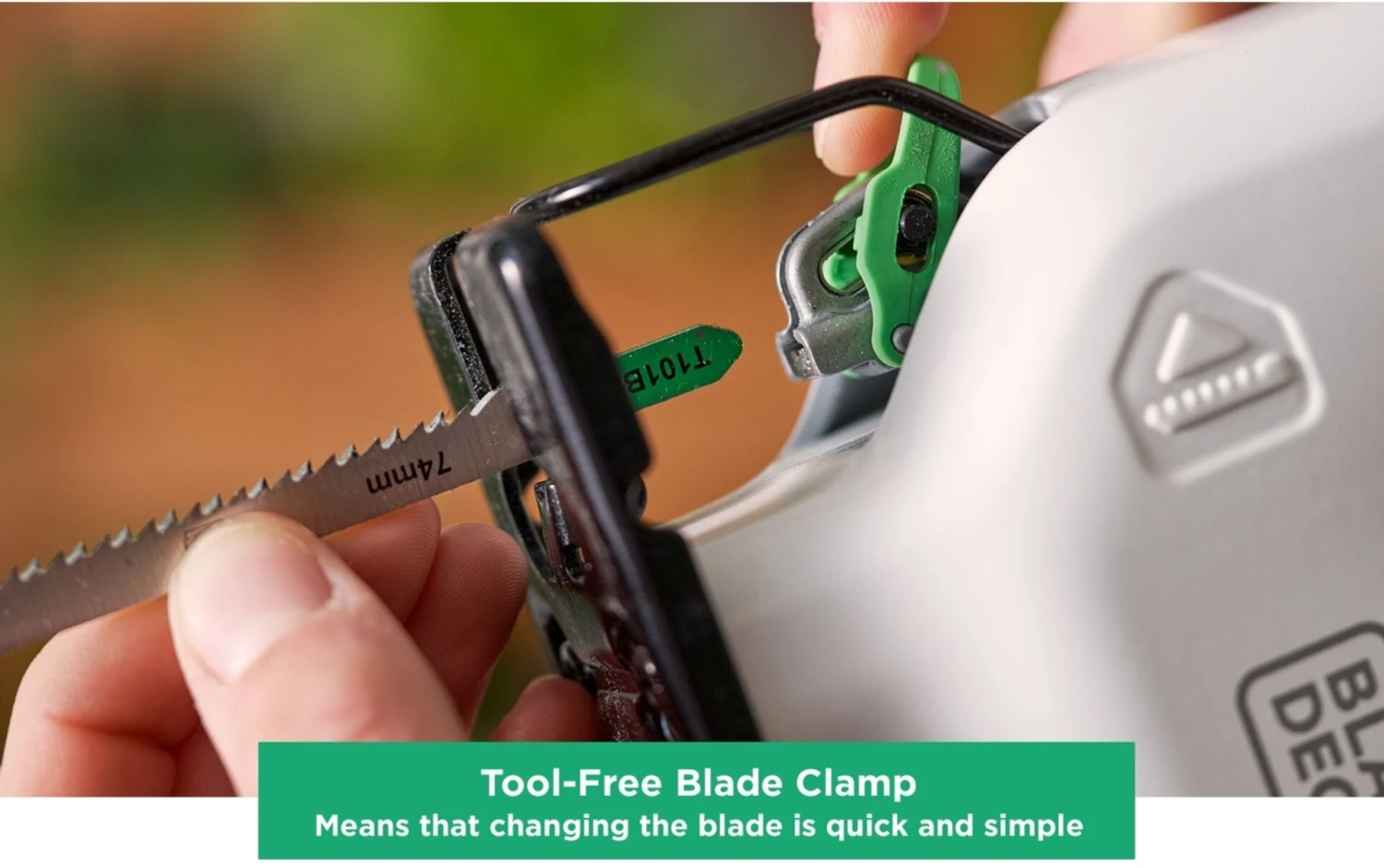 Black & Decker Black+Decker Reviva Cordless Jigsaw 12v 10 Black & Decker Black+Decker Reviva Cordless Jigsaw 12v - Image 8