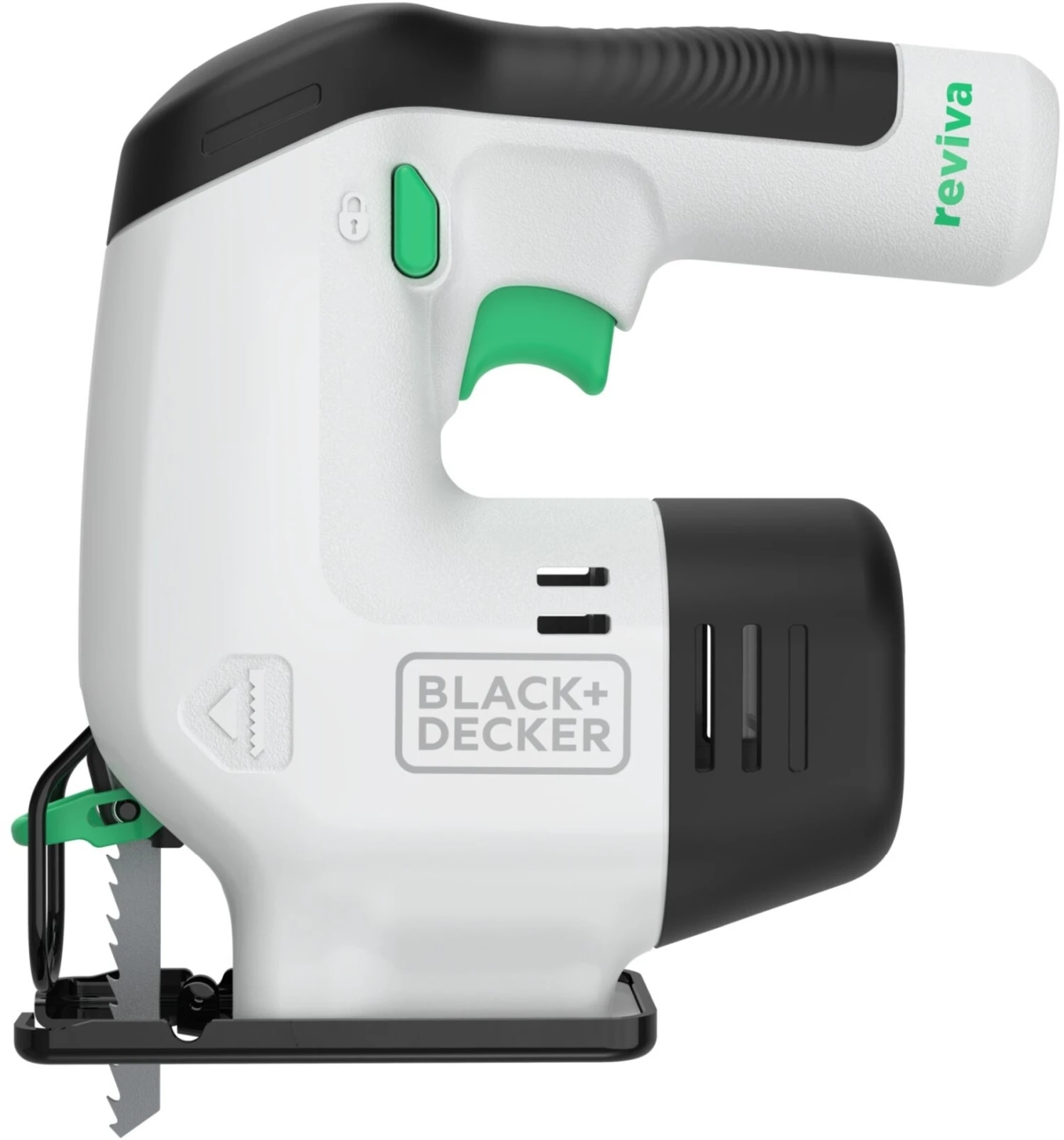 Black & Decker Black+Decker Reviva Cordless Jigsaw 12v 3 Black & Decker Black+Decker Reviva Cordless Jigsaw 12v
