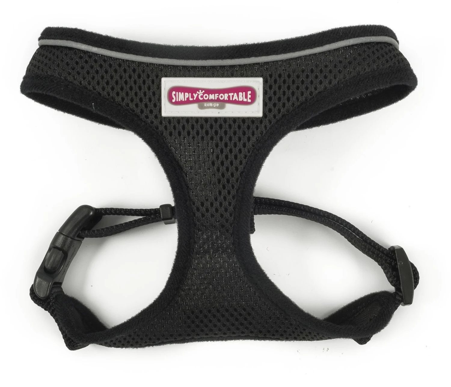 Ancol Viva Black Mesh Comfort Dog Harness Small 34-45cm 5 Ancol Viva Black Mesh Comfort Dog Harness Small 34-45cm - Image 3