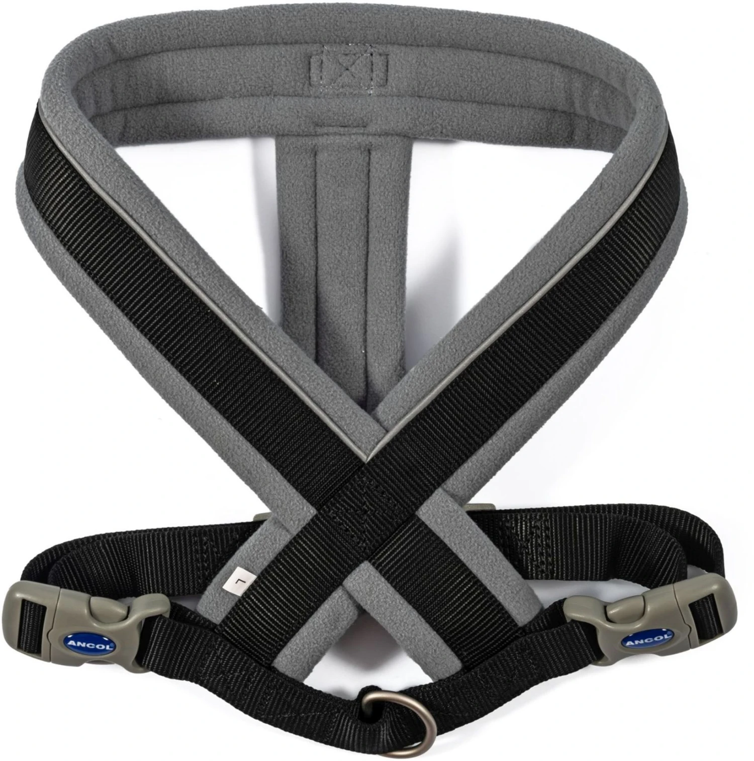 Ancol Viva Black Padded Harness XL 70-98cm 4 Ancol Viva Black Padded Harness XL 70-98cm - Image 2