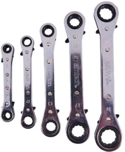 Amtech 5pc Ring Ratchet Spanner Set