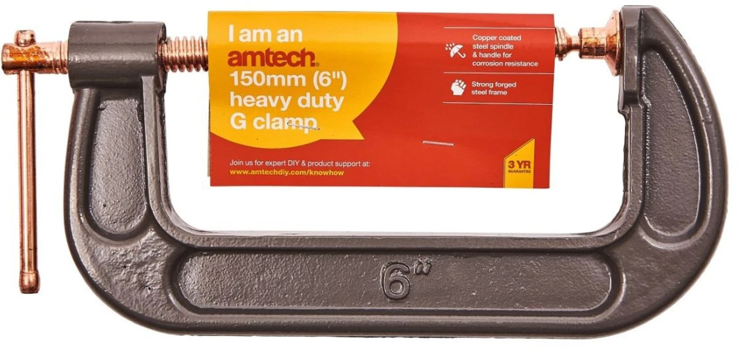 Amtech G Clamp 150mm / 6" 5 Amtech G Clamp 150mm / 6" - Image 3