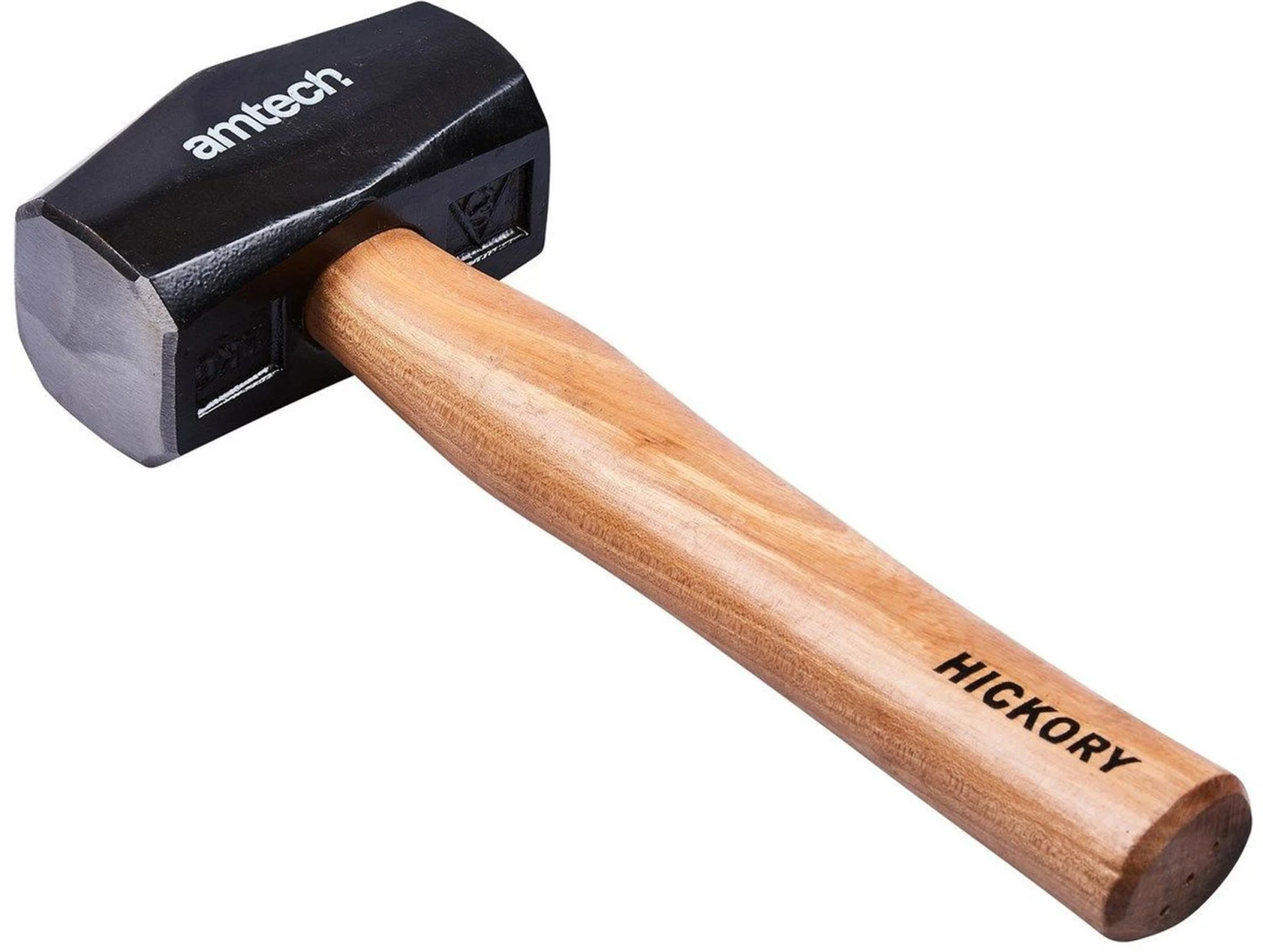 Am-Tech 2 Kg Club Hammer Hickory Hdl 4 Am-Tech 2 Kg Club Hammer Hickory Hdl - Image 2