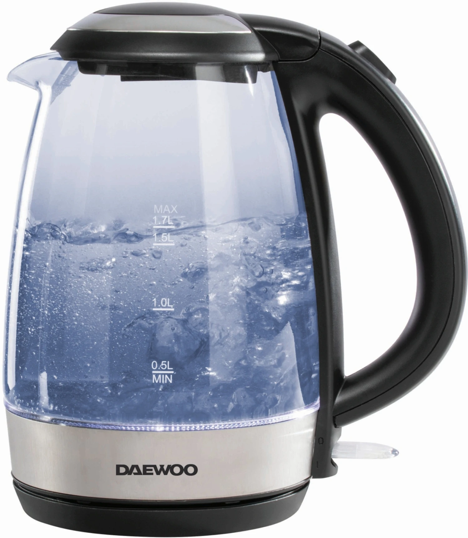 Daewoo SDA1669GE Illuminated Glass Kettle 3 Daewoo SDA1669GE Illuminated Glass Kettle