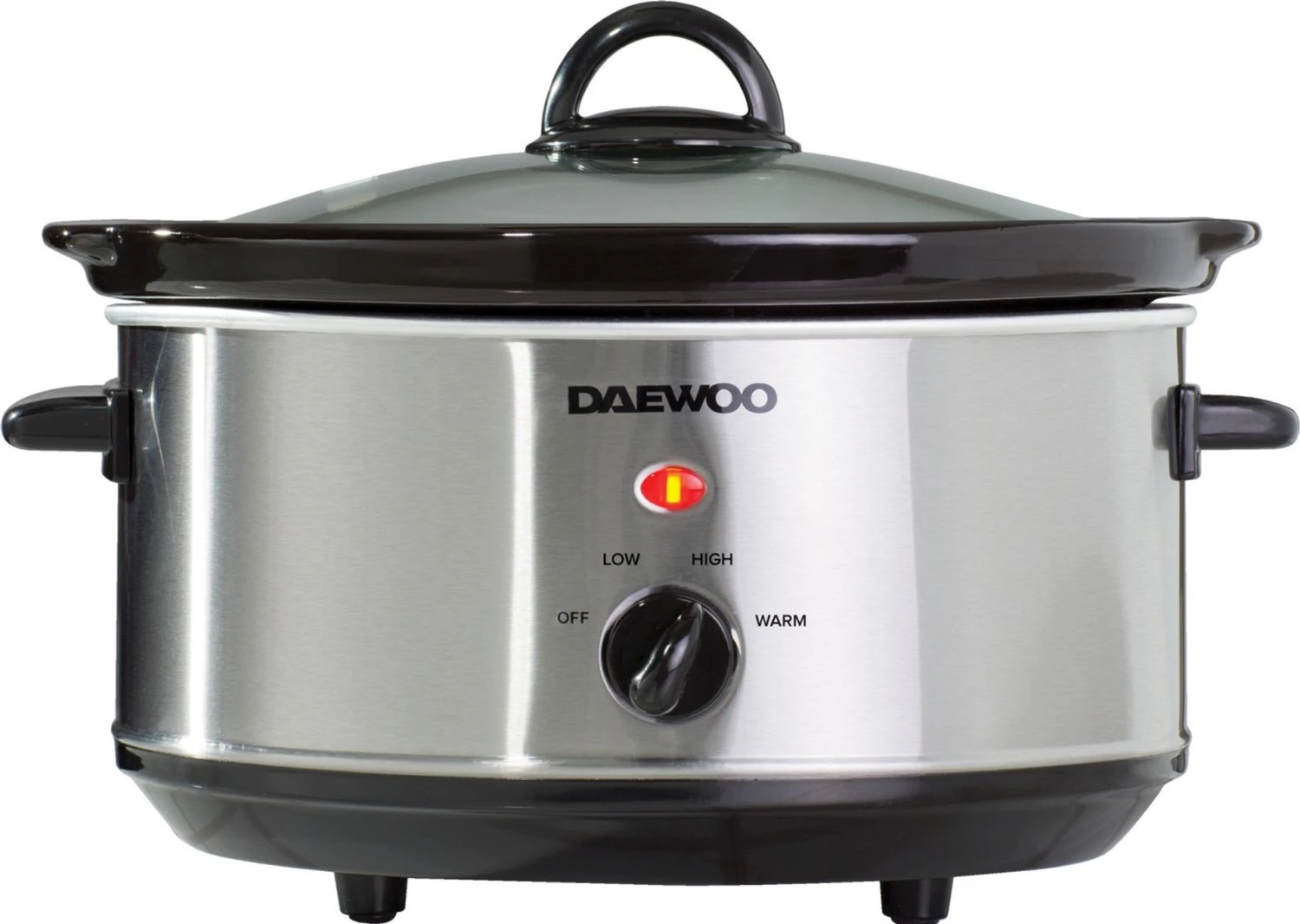 Daewoo Slow Cooker Chrome 3.5Ltr 3 Daewoo Slow Cooker Chrome 3.5Ltr