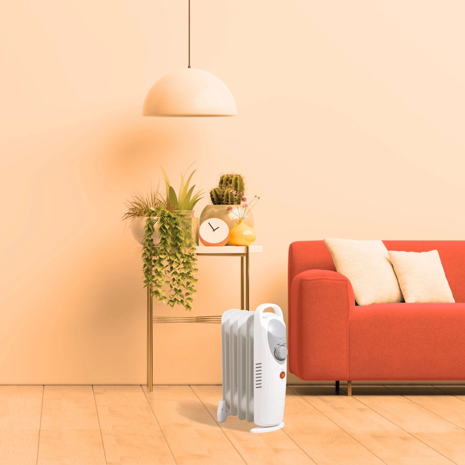 Daewoo 650W Mini Oil Filled Heater Variable Thermostat 4 Daewoo 650W Mini Oil Filled Heater Variable Thermostat - Image 2