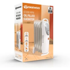 Daewoo 650W Mini Oil Filled Heater Variable Thermostat 7 Daewoo 650W Mini Oil Filled Heater Variable Thermostat -Pro Tool Hub EGL0900 2 62239.1689243061