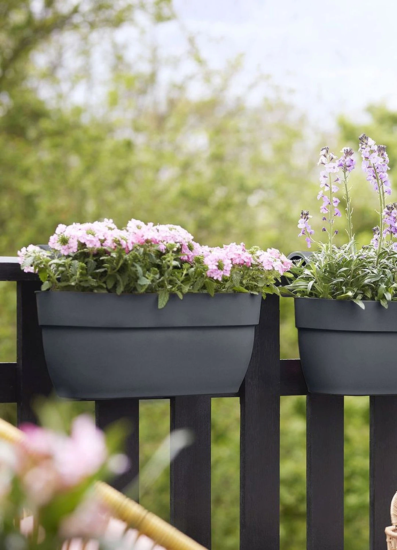 Elho Easy Hanger Planter Large Anthracite 7 Elho Easy Hanger Planter Large Anthracite - Image 5