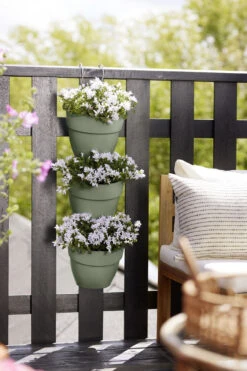 Elho Vertical Triple Planter Green -Pro Tool Hub ELH0053 2 36318.1681158922