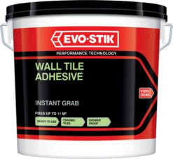 Evo-Stik 10ltr/11m Tile Adhesive Instant Grab