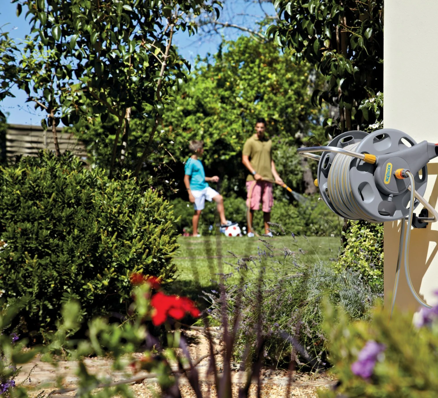 Hozelock 2587 50m(164ft) Hose & Reel 4 Hozelock 2587 50m(164ft) Hose & Reel - Image 2