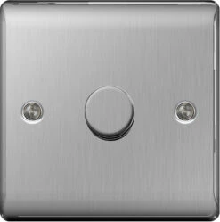 Nexus 1g2Way Dimmer Switch B/Steel