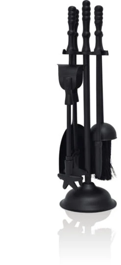 The Fireside Range Traditional Companion Set Black 400mm