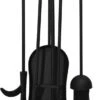 The Fireside Range Gallery Companion Set Black 580mm -Pro Tool Hub QPI0040 28635.1677442943