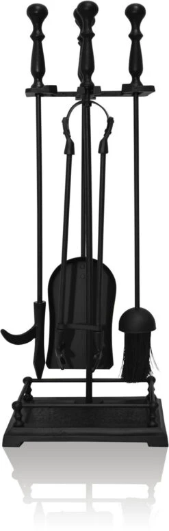 The Fireside Range Gallery Companion Set Black 580mm