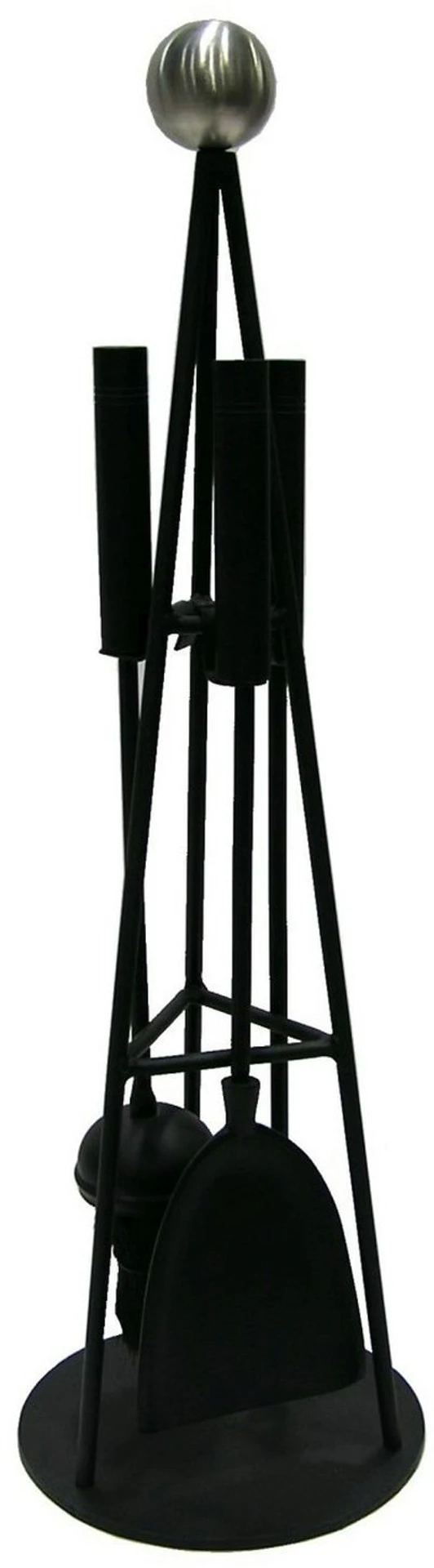 The Fireside Range Teepee Companion Set Black & Pewter 3 The Fireside Range Teepee Companion Set Black & Pewter