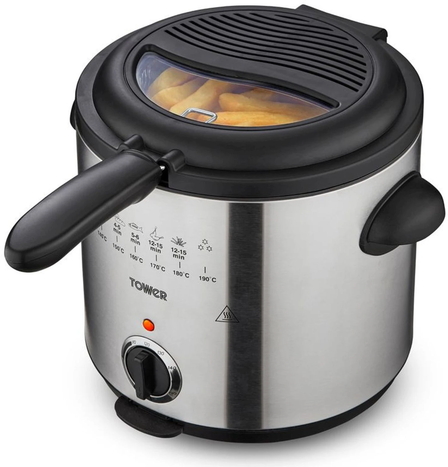 Tower Stainless Steel Fryer 1.5L 4 Tower Stainless Steel Fryer 1.5L - Image 2