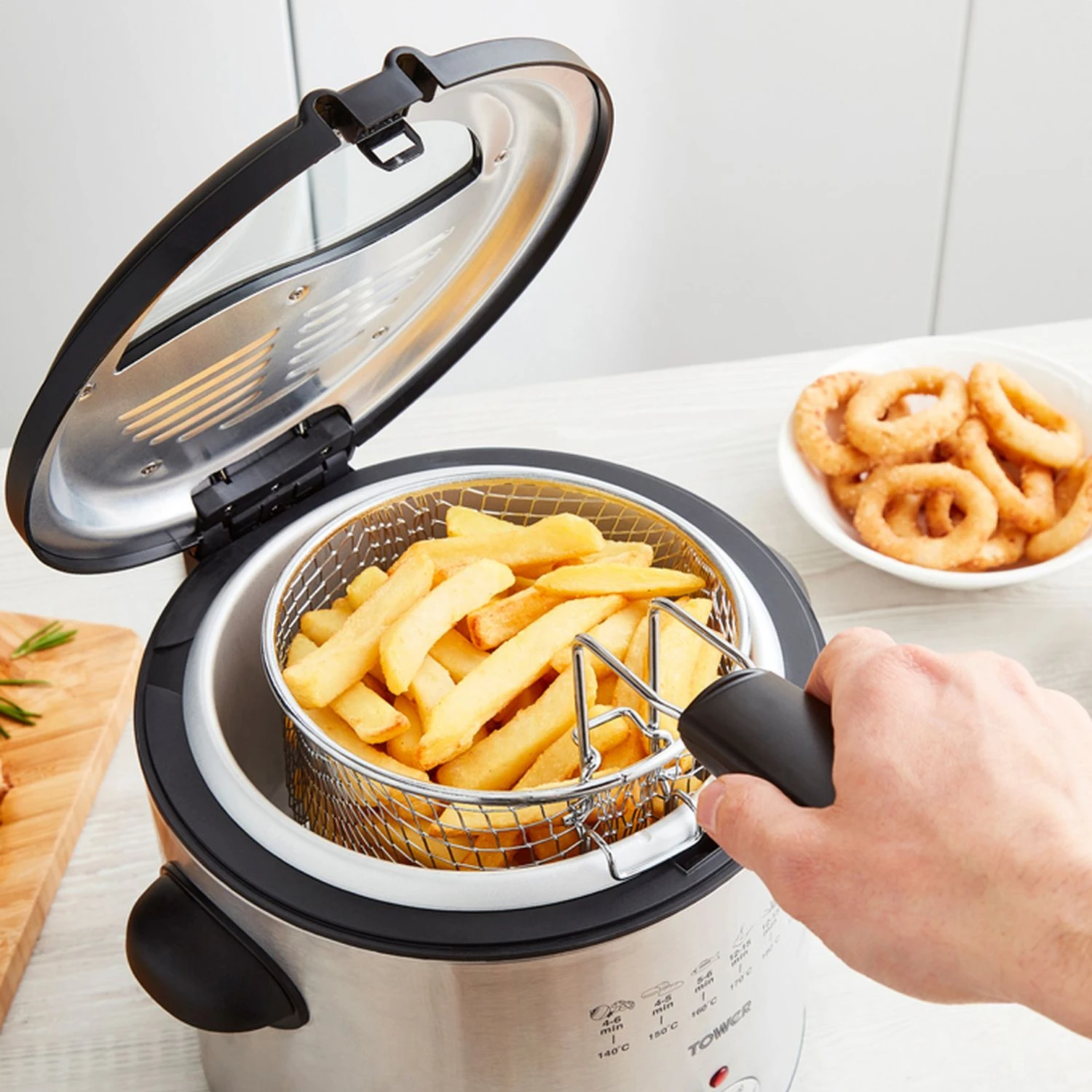 Tower Stainless Steel Fryer 1.5L 5 Tower Stainless Steel Fryer 1.5L - Image 3