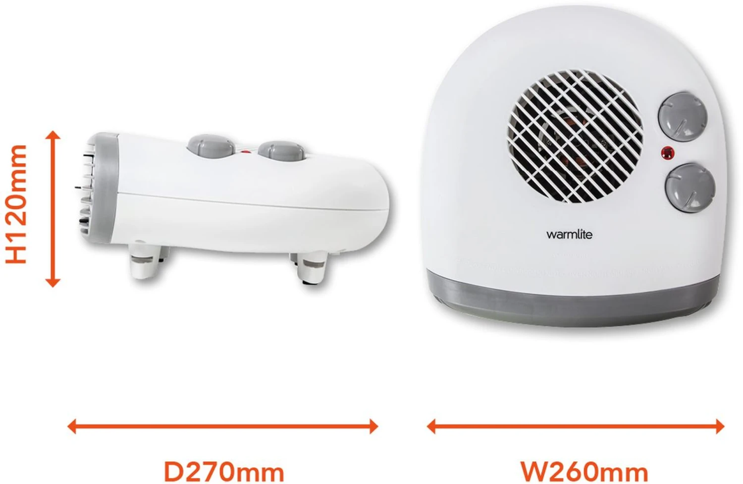 Warmlite Flat Fan Heater 2kw 5 Warmlite Flat Fan Heater 2kw - Image 3