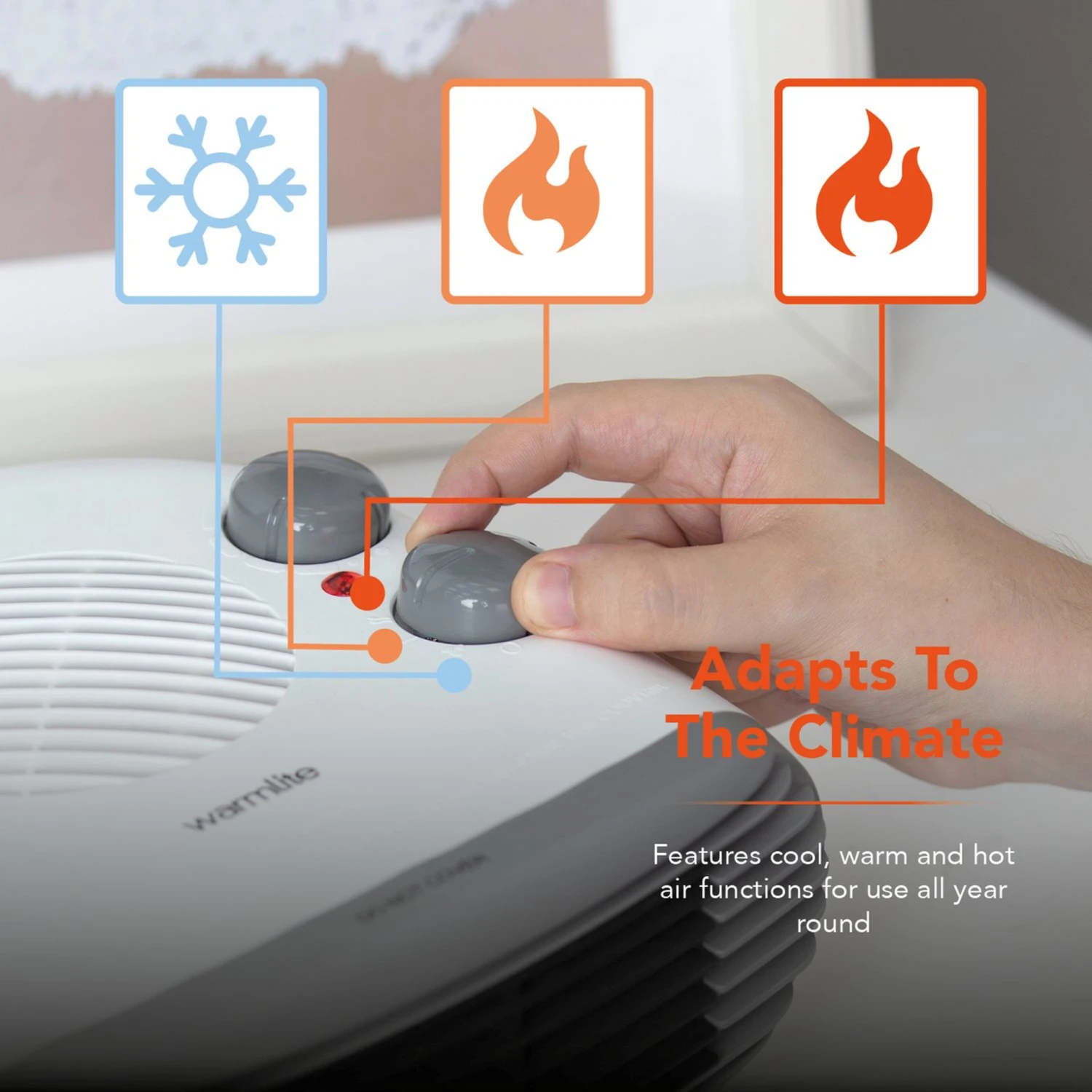 Warmlite Flat Fan Heater 2kw 10 Warmlite Flat Fan Heater 2kw - Image 8