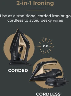 Tower Cord/Cordless Iron 2400w -Pro Tool Hub RKW0313 8 75949.1681161856