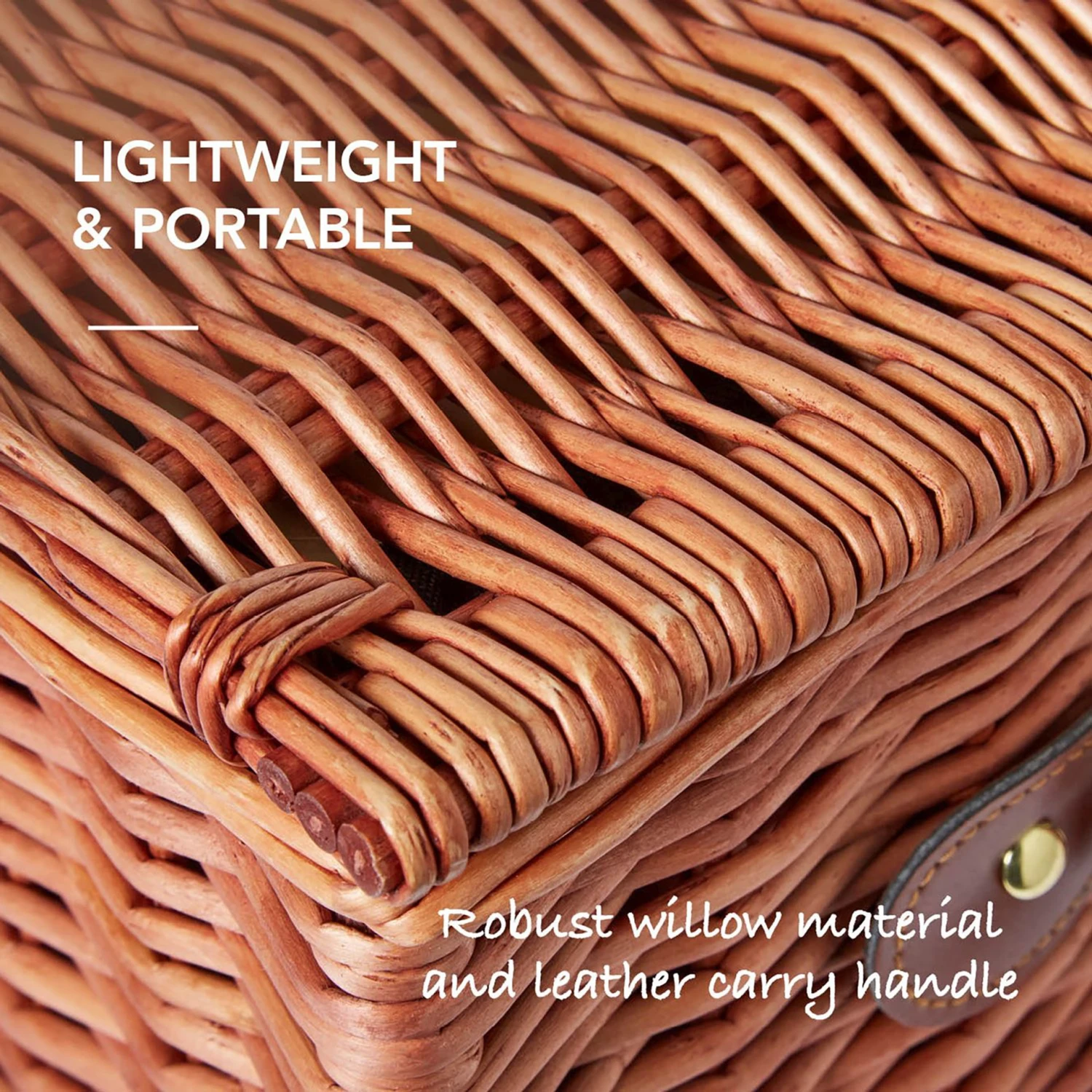 Heritage 2 Person Filled Picnic Basket 5 Heritage 2 Person Filled Picnic Basket - Image 3