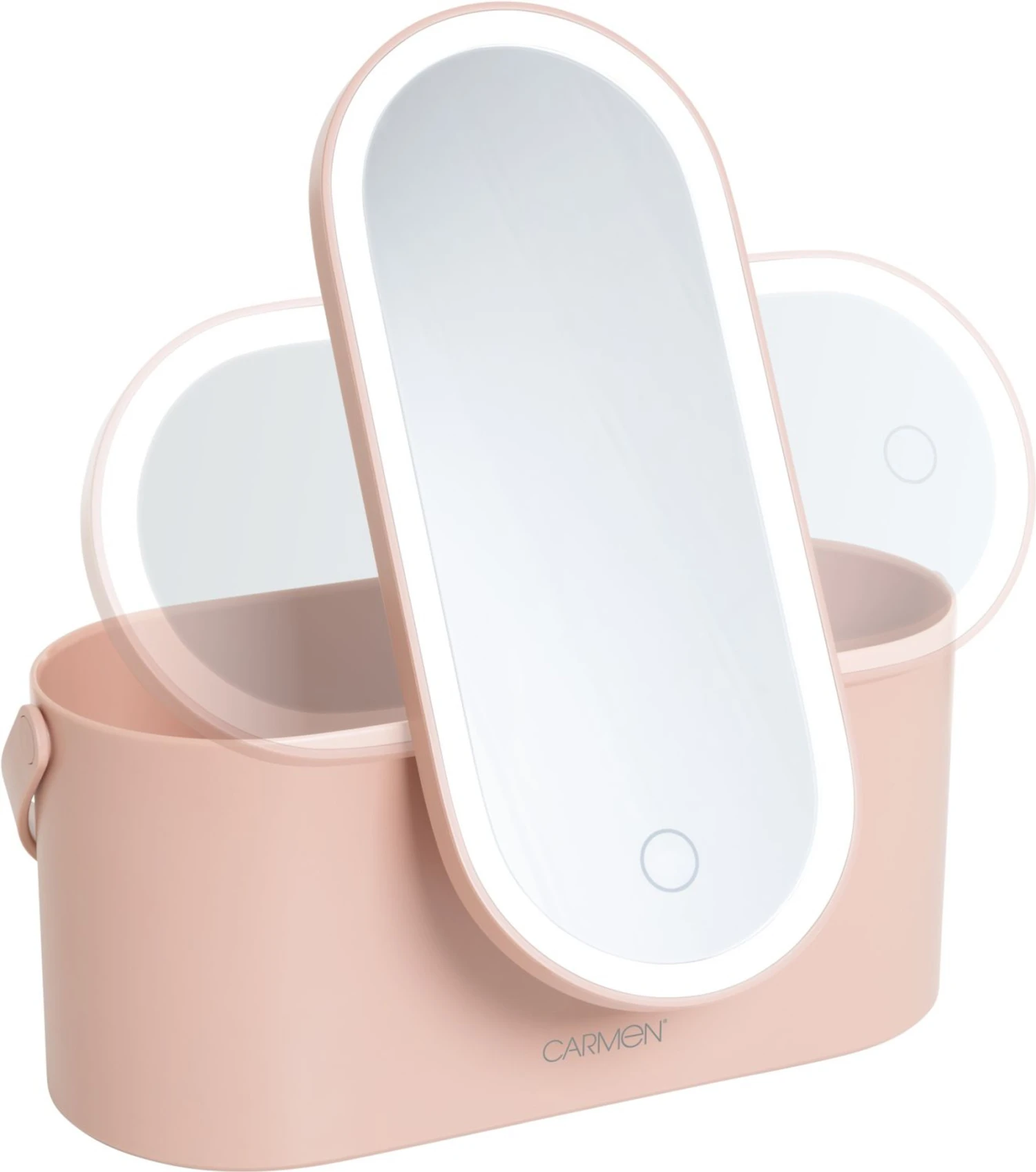 Carmen LED Mirror Cosmetic Storage 5 Carmen LED Mirror Cosmetic Storage - Image 3