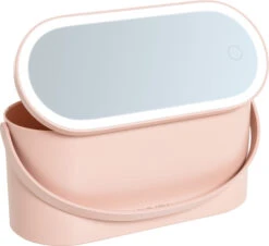 Carmen LED Mirror Cosmetic Storage