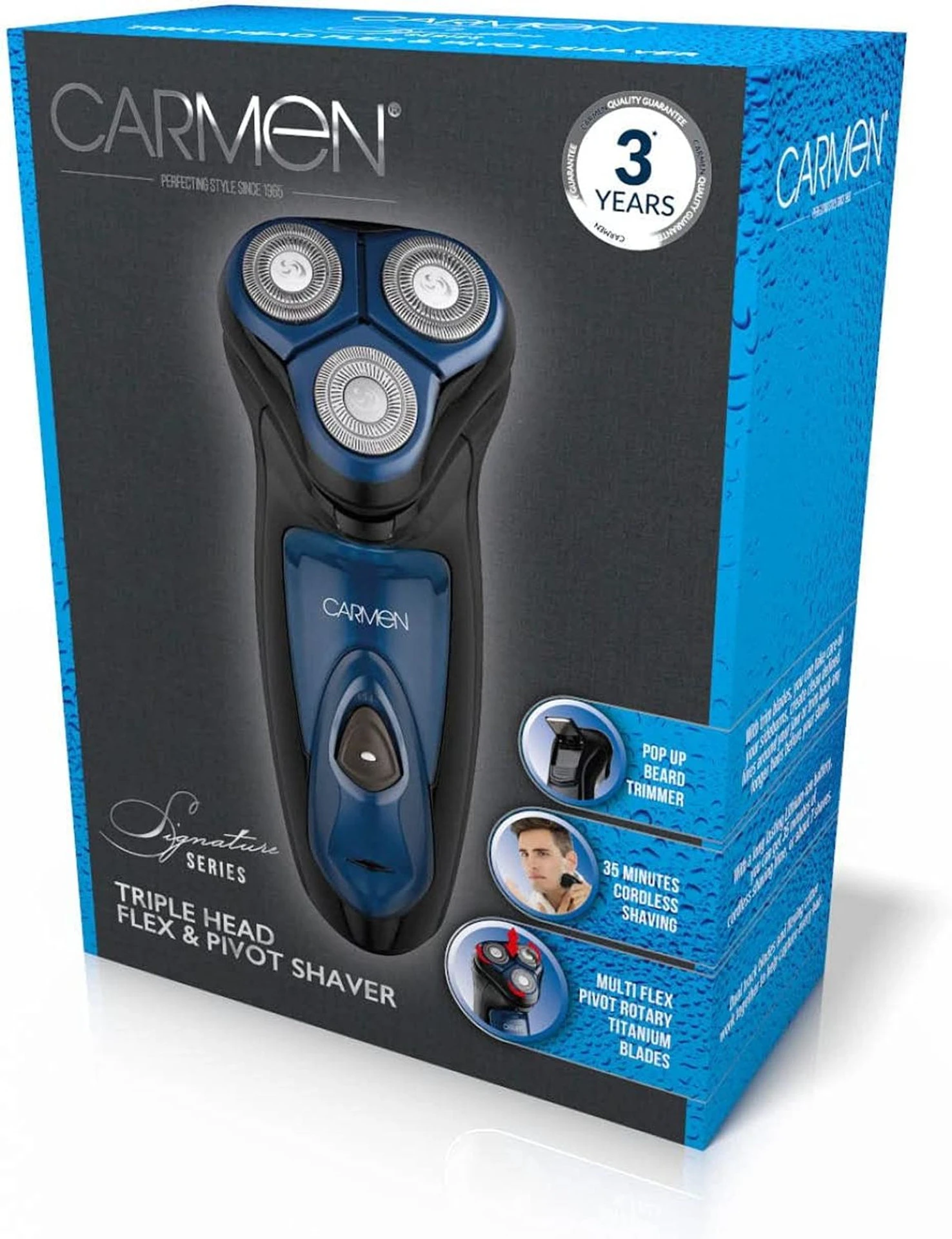Carmen Rotary Shaver Rechargeable 12 Carmen Rotary Shaver Rechargeable - Image 10