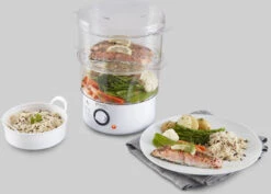 Tower 2 Tier Steamer -Pro Tool Hub RKW1651 6 52226.1681162192