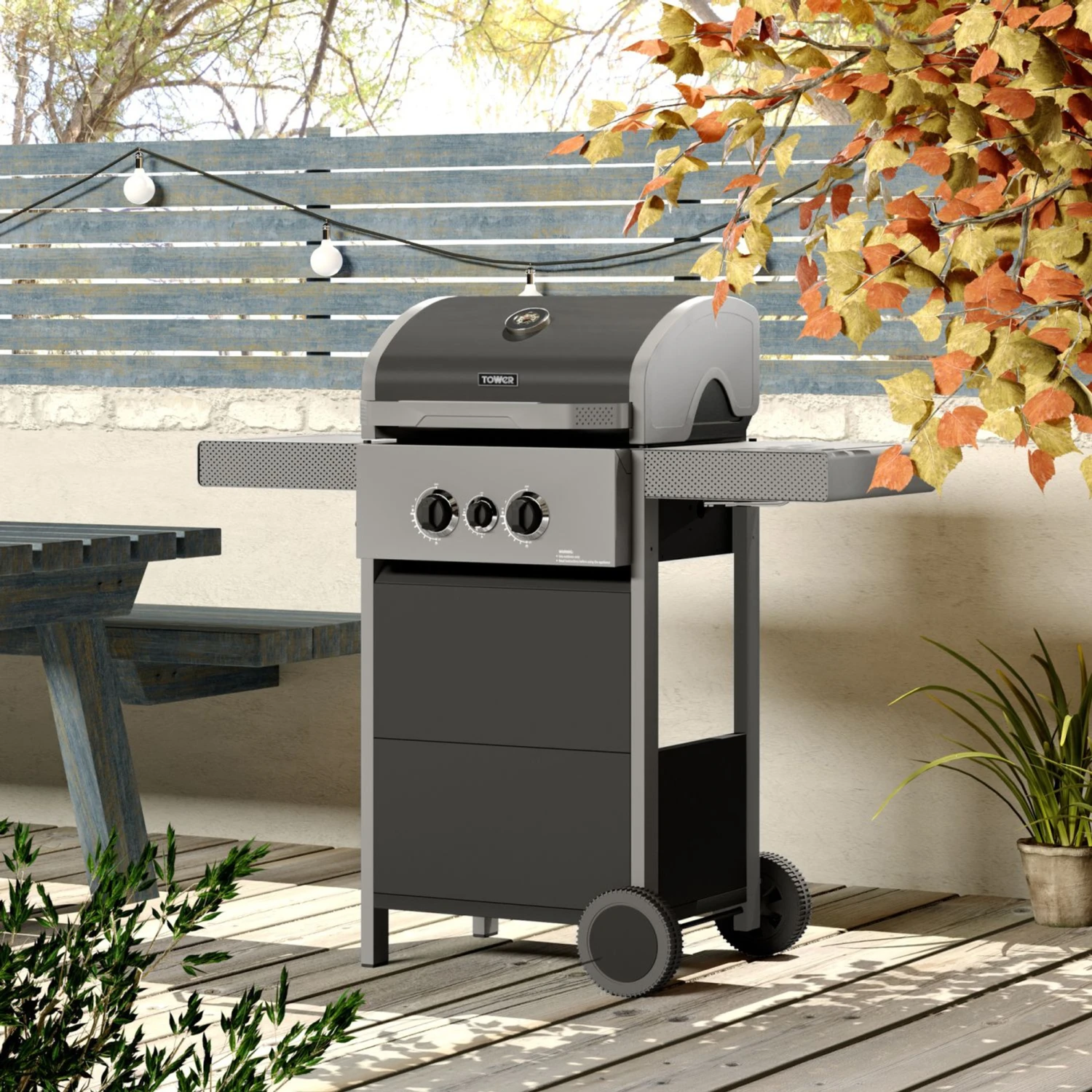 Tower Stealth 2 Burner Gas BBQ 4 Tower Stealth 2 Burner Gas BBQ - Image 2
