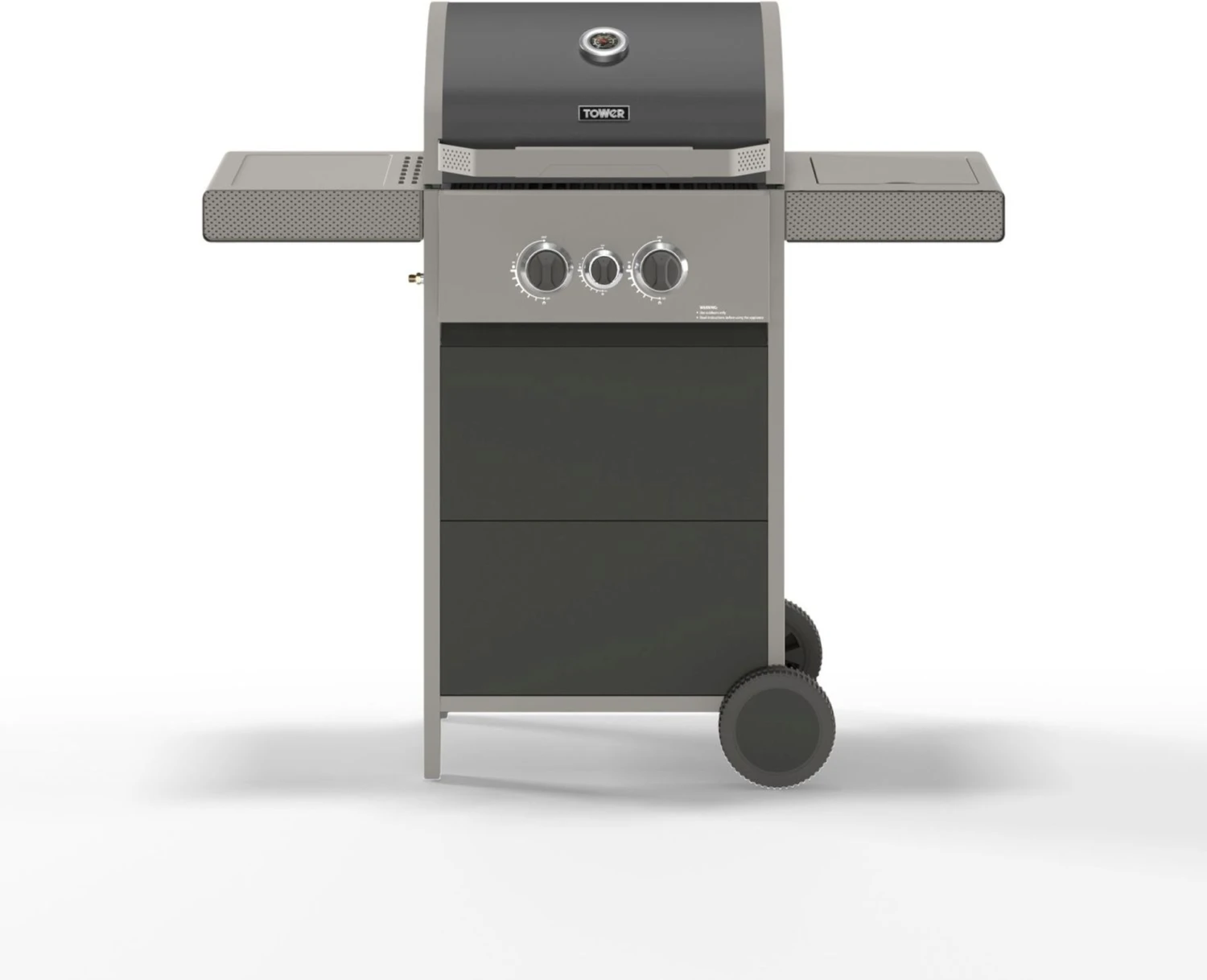 Tower Stealth 2 Burner Gas BBQ 3 Tower Stealth 2 Burner Gas BBQ
