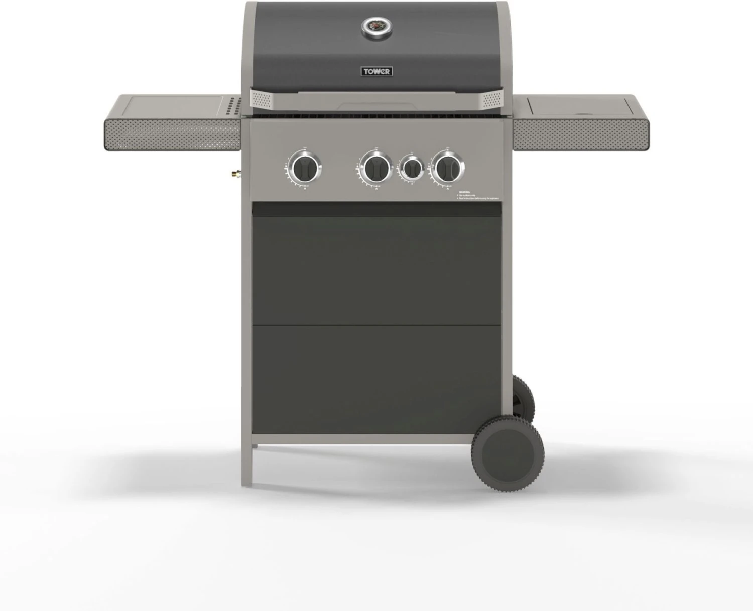 Tower Stealth 3 Burner Gas BBQ 3 Tower Stealth 3 Burner Gas BBQ