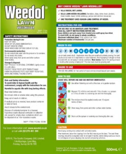 Weedol Lawn Weedkiller 500ml -Pro Tool Hub SCO0049 3 69518.1677444458