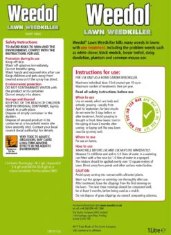 Weedol Lawn Weedkiller 1L -Pro Tool Hub SCO0051 3 79964.1677444461