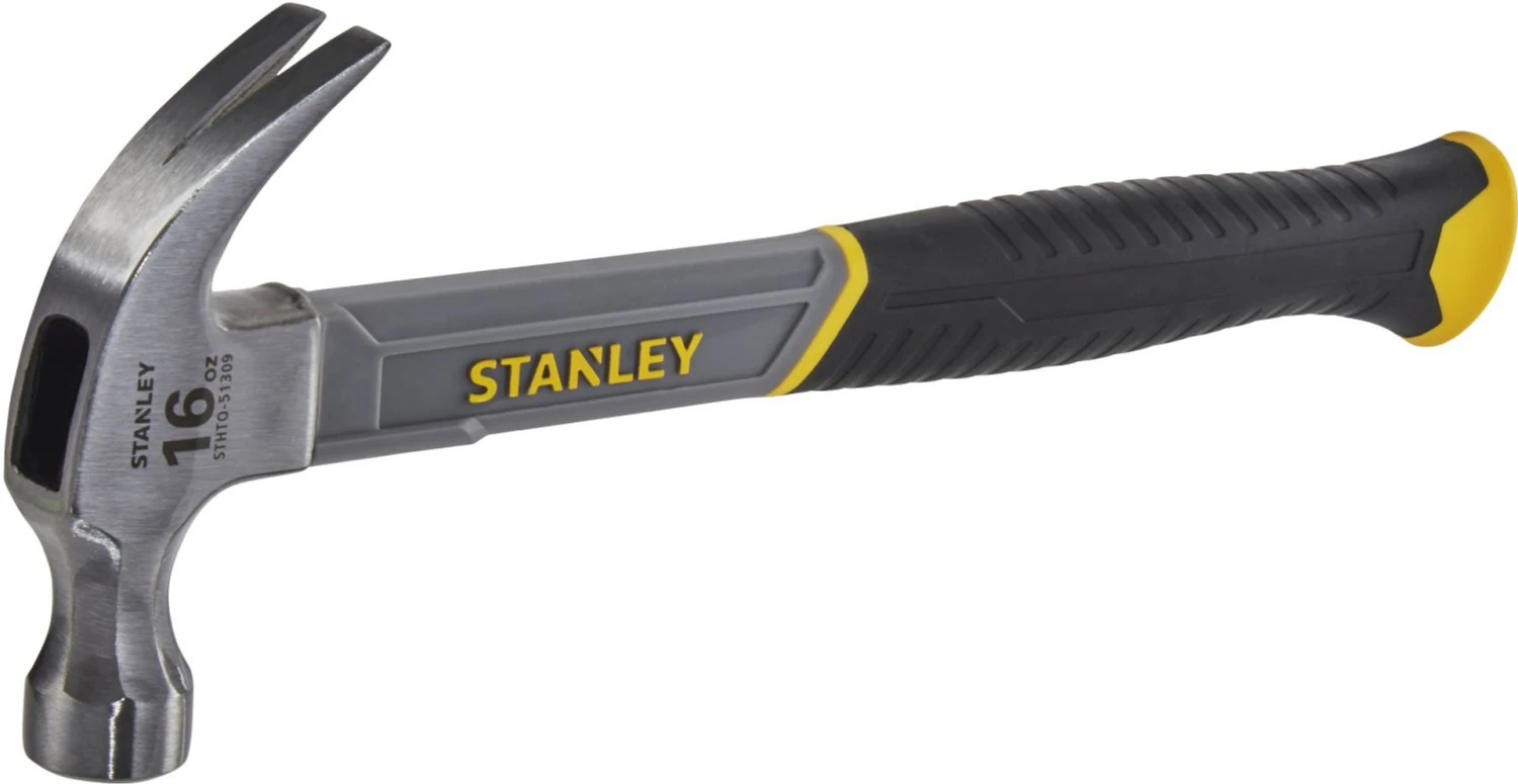 Stanley 16oz Fibreglass Claw Hammer 4 Stanley 16oz Fibreglass Claw Hammer - Image 2