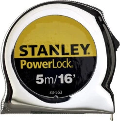 Stanley PowerLock Tape 5m/16ft 9 Stanley PowerLock Tape 5m/16ft -Pro Tool Hub STA0788 3 08176.1677445104
