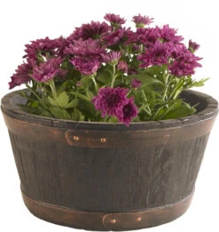 Oakwood 50cm Barrel Planter -Pro Tool Hub STR0036 3 32998.1677445218