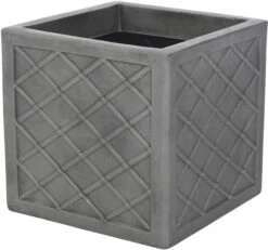 Lazio Planter Pewter 32cm