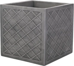 Lazio Planter Pewter 38cm